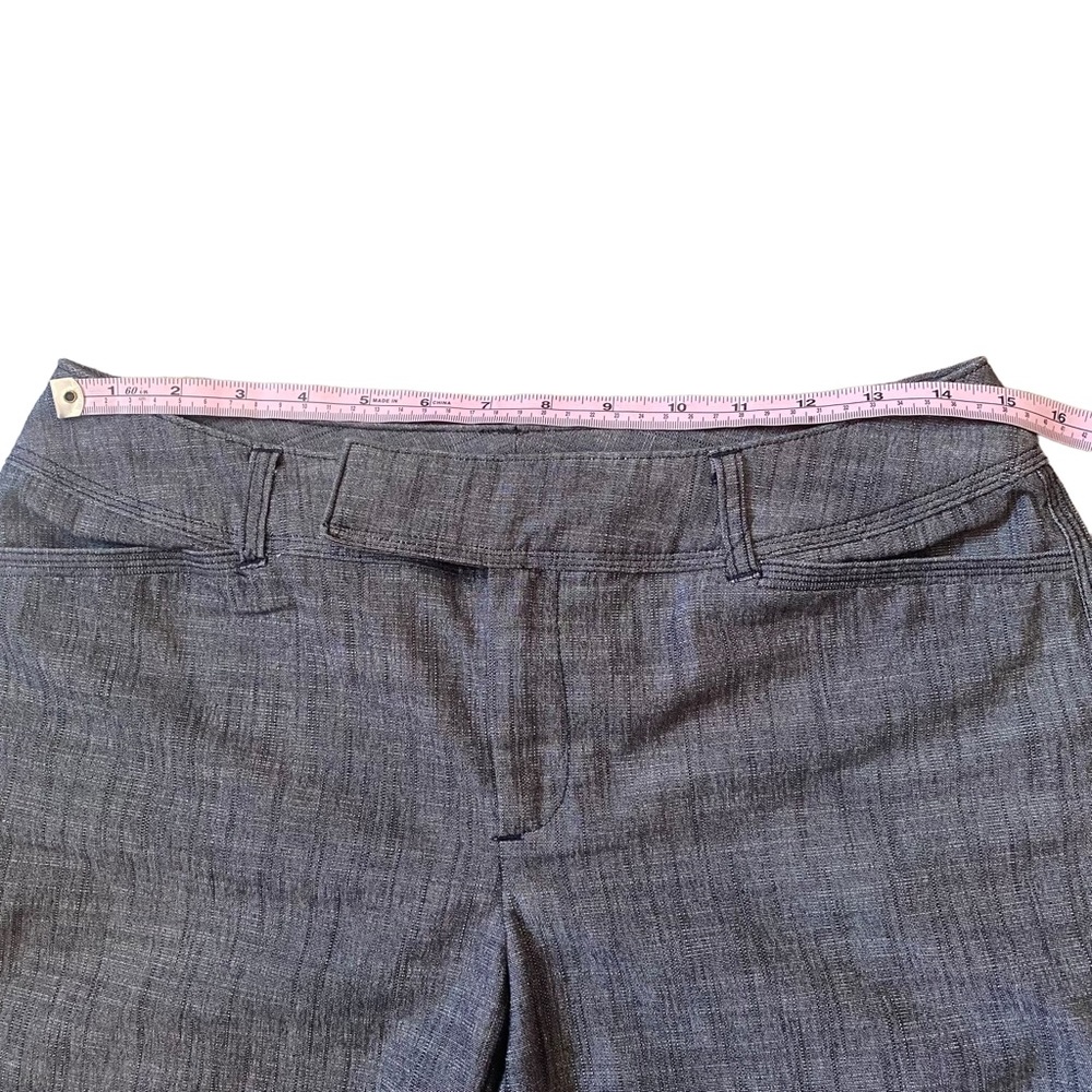 Christopher & Banks Grey Tweed Cropped Dress Pant 4 - Picture 9 of 11
